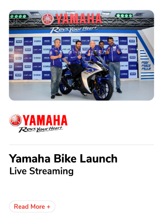 Yamaha bike Launch - Live streaming