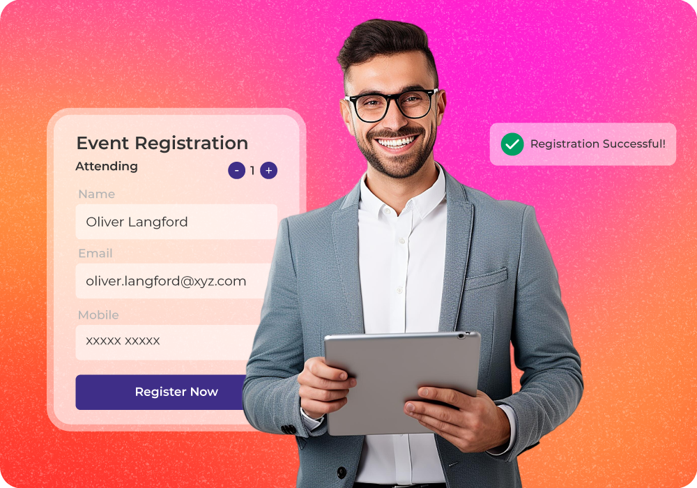 Online & On-site Registration Made Easy