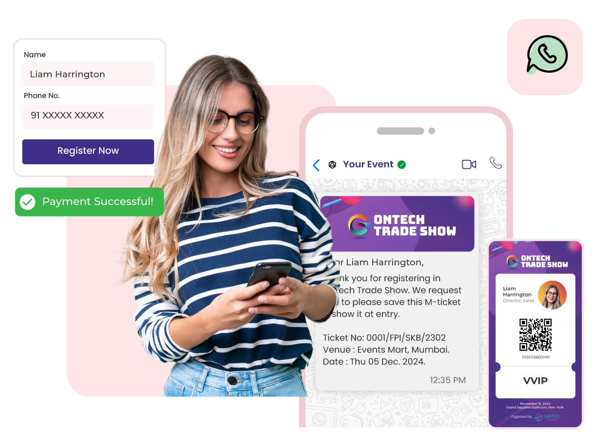 WhatsApp-Driven Digital Badge and Ticketing