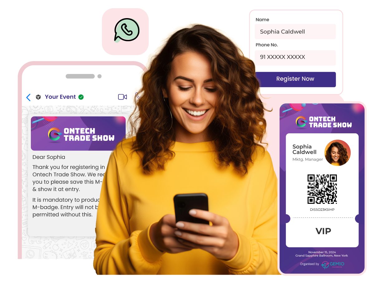WhatsApp for Event Registration & Ticketing